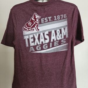 NCAA Men's Texas A&M Aggies Maroon Ideal Faded Tri-Blend T-Shirt